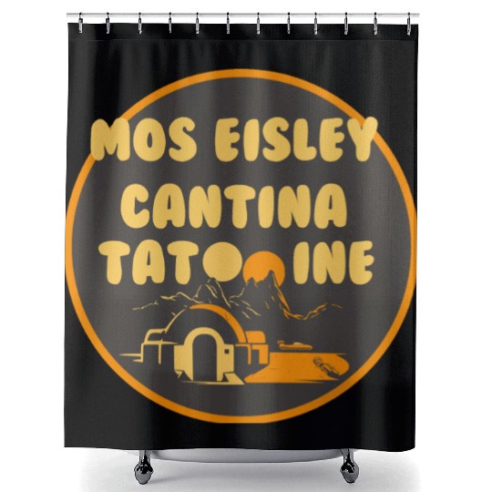 Star Wars Mos Eisley Cantina Tatooine Shower Curtains