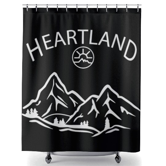 heartland ranch, heartland Shower Curtains