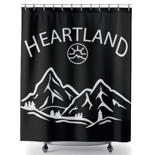 heartland ranch, heartland Shower Curtains