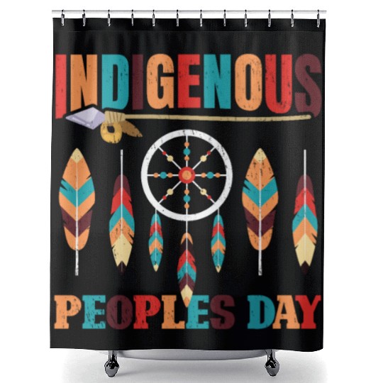 Native American Indigenous Peoples Day Shower Curtains