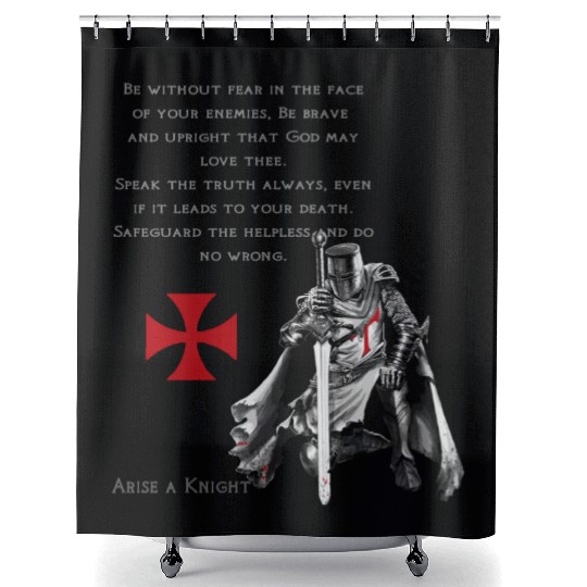 Knights Templar Glory Of God Gifts Shower Curtains