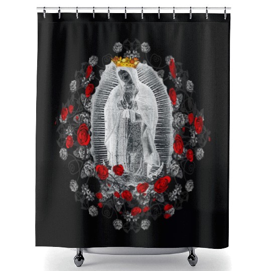 Our Lady of Guadalupe Mexico Virgin Mary A-100421 Shower Curtains