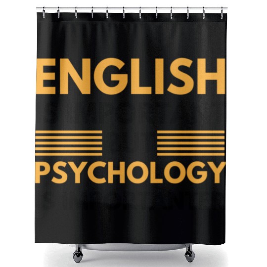 Psychology is importanter Shower Curtains