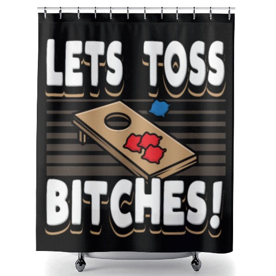 Cornhole player, Cornhole lover, Game Sport Gift Shower Curtains