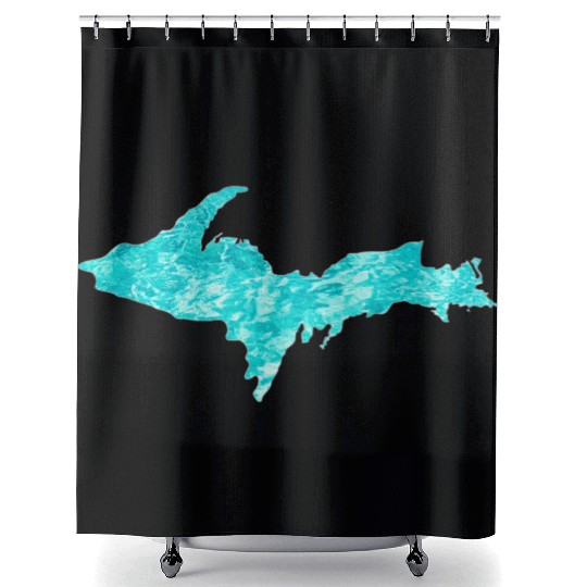 Upper Peninsula Water 906 Yooper Shower Curtains
