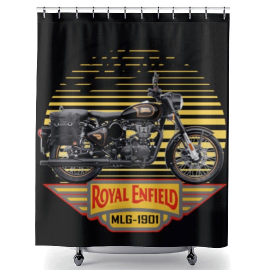 Royal Enfield CLASSIC TRIBUTE Shower Curtains