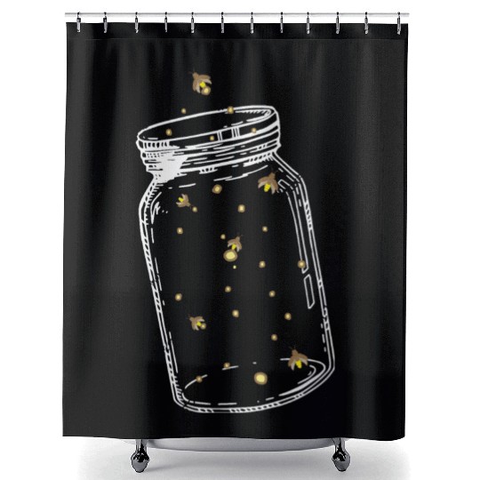 Lightning Bugs Catching Fireflies I Fireflies Shower Curtains