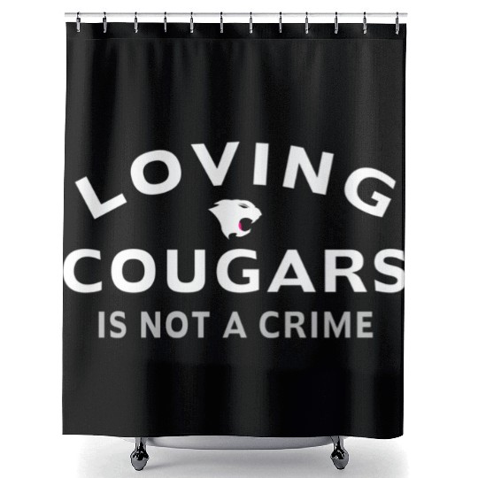 Loving Cougars Shower Curtains