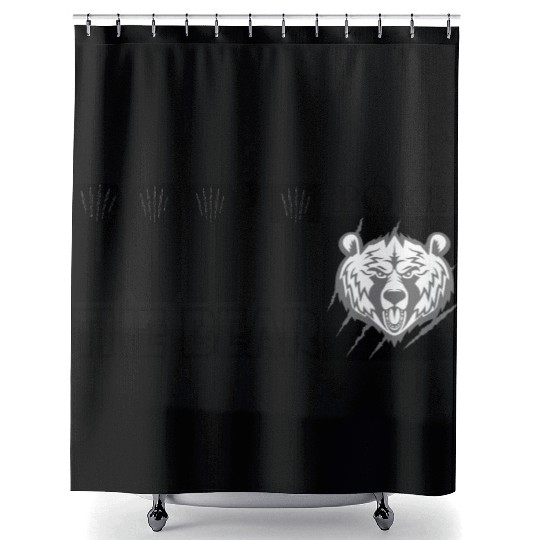 Dont Poke The Bear Shower Curtains