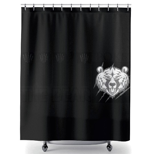Dont Poke The Bear Shower Curtains