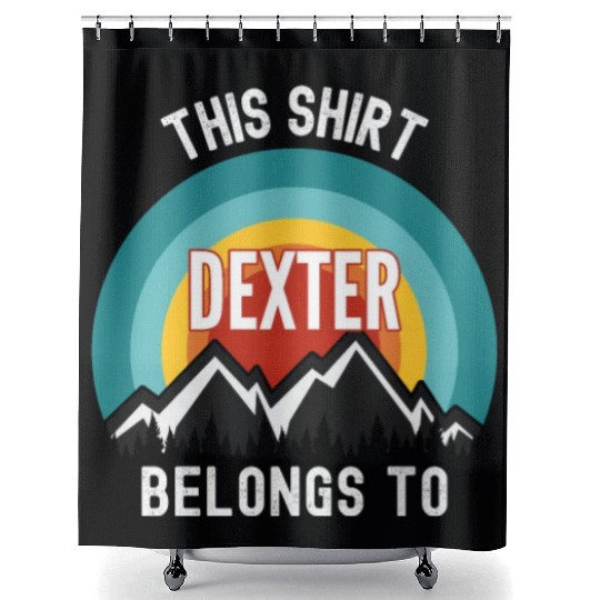 Dexter Shower Curtains, This Shower Curtains Belongs to Dexter