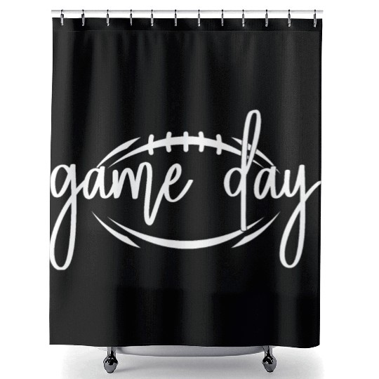 Game Day Football Season - Sports Fan Shower Curtains