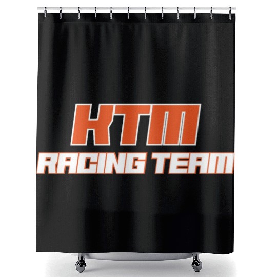 Ktm Racing Team Shower Curtains