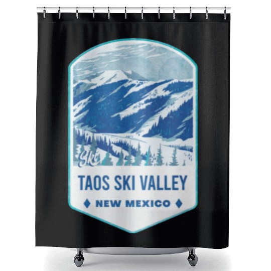 Ski Taos Valley New Mexico Shower Curtains