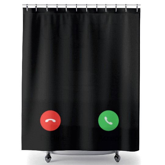 Coffee calling every morning Shower Curtains