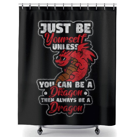 Dragon Imagination Fire Dragon Chinese Dragon Shower Curtains