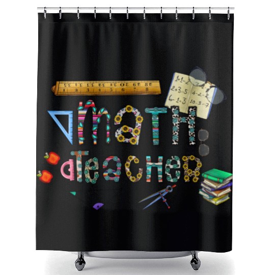 Math Teacher Shower Curtains