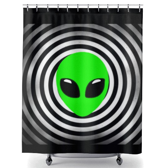 Alien Shower Curtains Ufo Extraterrestrial Children Mars