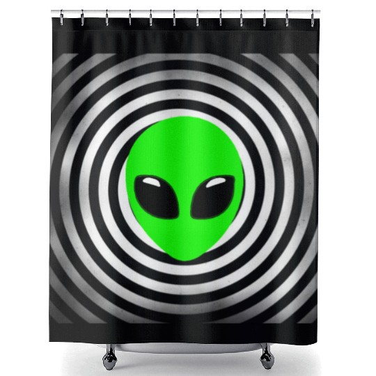 Alien Shower Curtains Ufo Extraterrestrial Children Mars