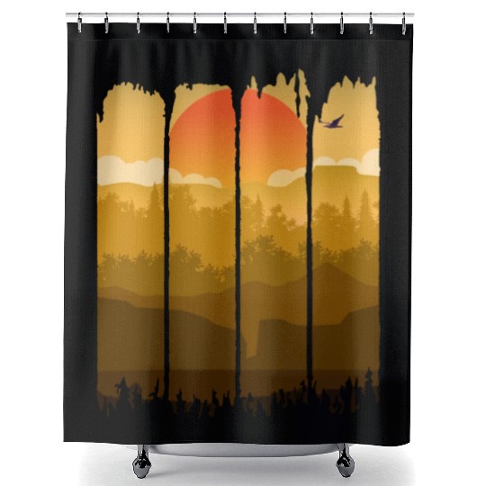 A Wilderness Somewhere, Trees and Nature Shower Curtains