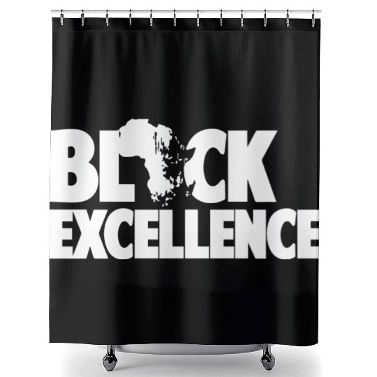 BLACK EXCELLENCE Shower Curtains