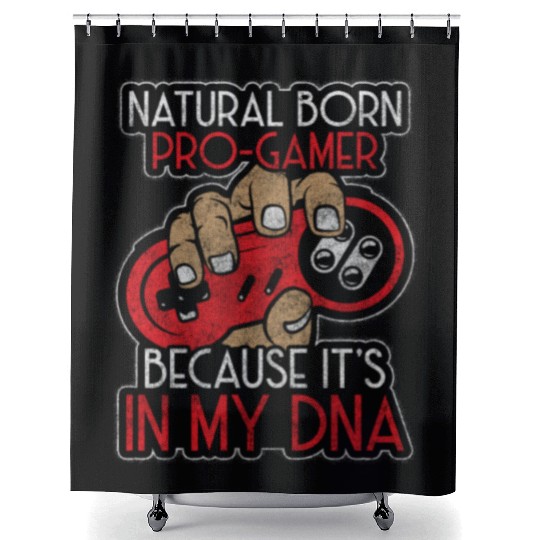 Computers Video Game Retro Gaming Shower Curtains