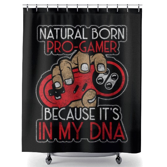 Computers Video Game Retro Gaming Shower Curtains