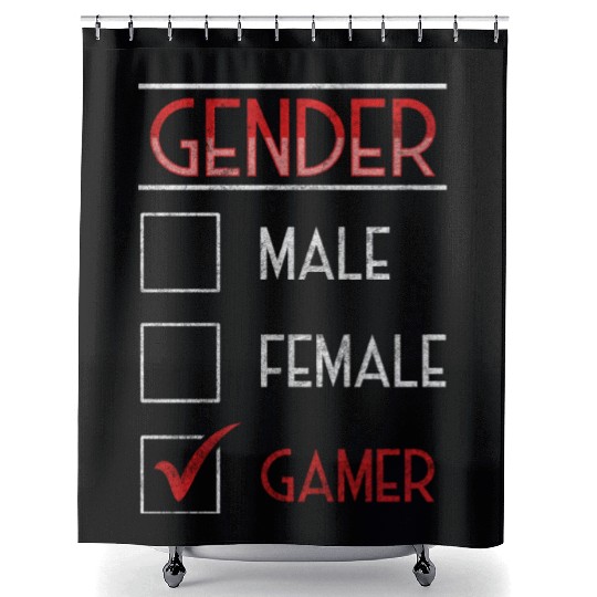 Gamers Video Game Retro Game Console Shower Curtains