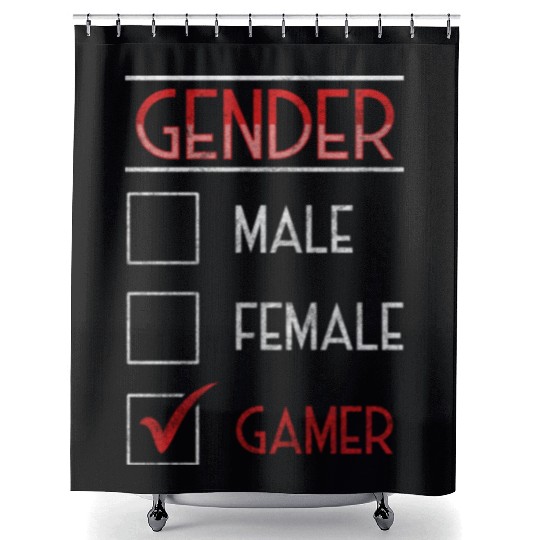 Gamers Video Game Retro Game Console Shower Curtains