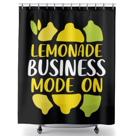 Lemonade Business Mode On Summer Fruit Lemon Shower Curtains