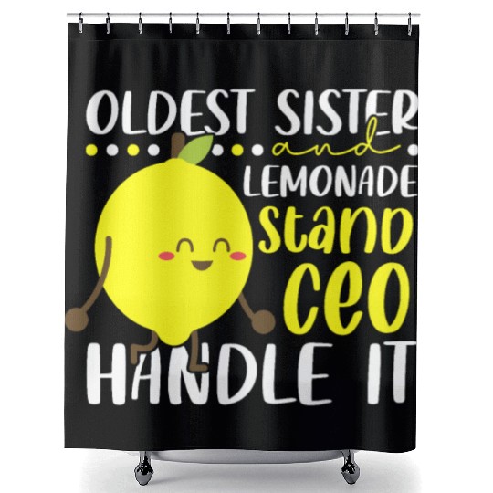 Lemon Juice Business Older Sister & Lemonade Shower Curtains