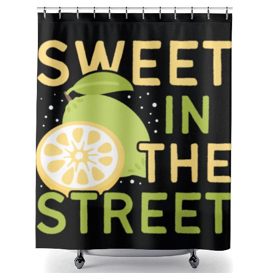 Lemon Juice Sweet In The Street Lemonade Stand Shower Curtains