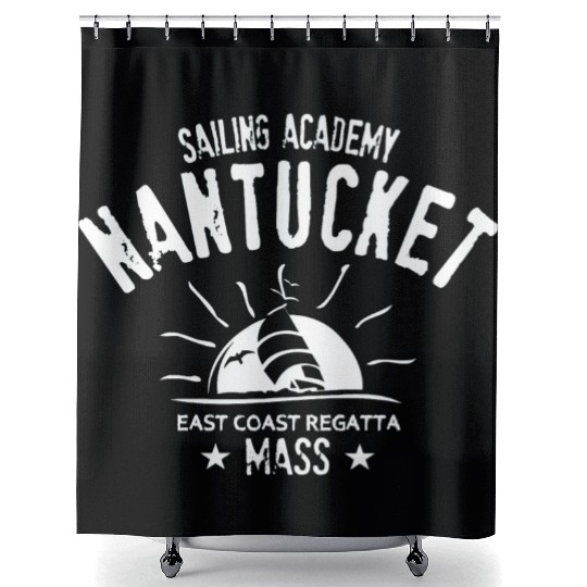 Nantucket sailing academy Shower Curtains