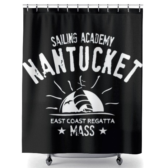 Nantucket sailing academy Shower Curtains