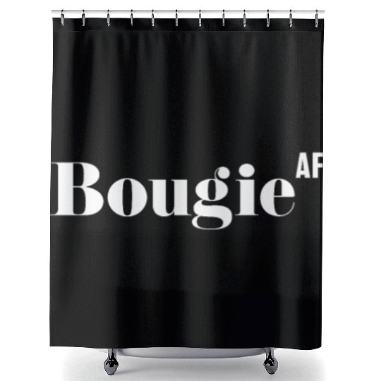Bougie AF, Funny Rude As Fuck Shower Curtains