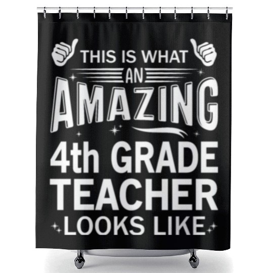 Amazing 4th Grade Teacher Shower Curtains