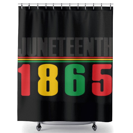 Juneteenth Day 1865, Freedom Day America African Shower Curtains