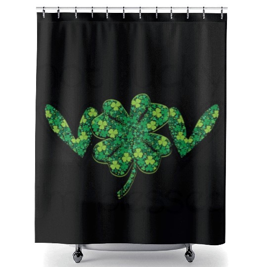 Not Lucky I'm Blessed Christian St. Patrick's Dayn Shower Curtains