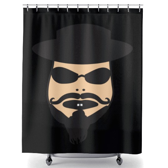 best design | New design angry man face best Shower Curtains
