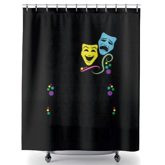 Novelty There Was A Girl Who Loved Broadway Shower Curtains