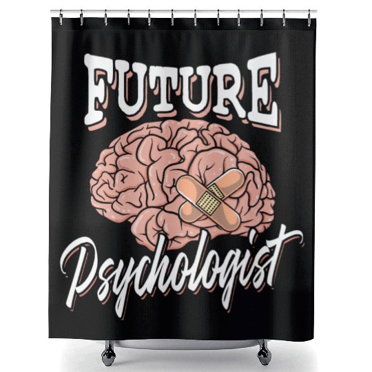 Future psychologist - therapy psychology brain Shower Curtains