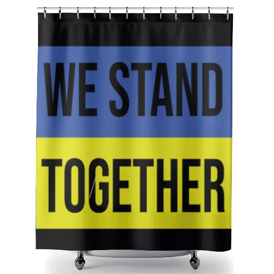 Ukraine We Stand Together Shower Curtains