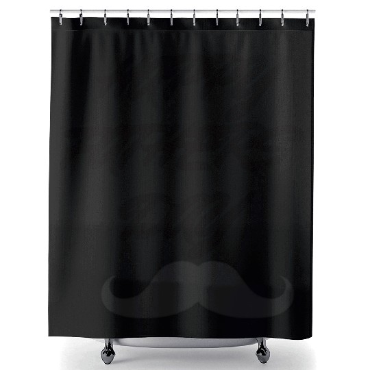 Happy Fathers Day Design Typography Shower Curtains