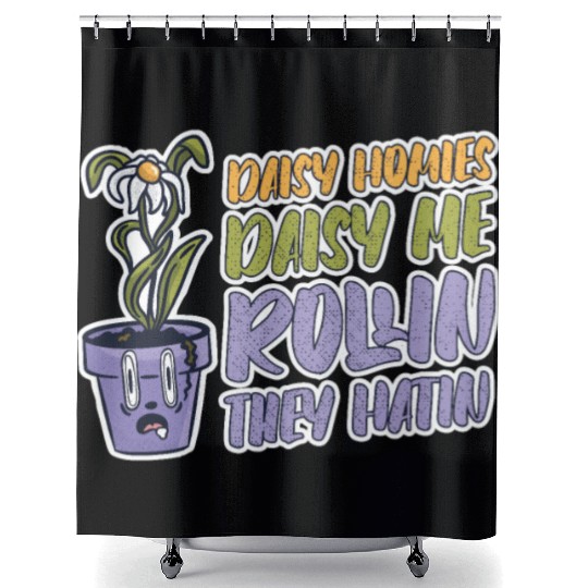 Daisy Garden Gardening Gardener Shower Curtains