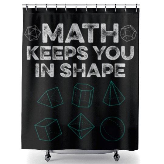 Cool Math Teacher Art Mathematics Equation Lovers Shower Curtains