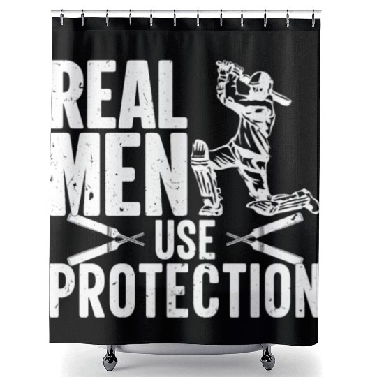 Athlete Sports Game Baseball Catcher Lifetstyle Shower Curtains
