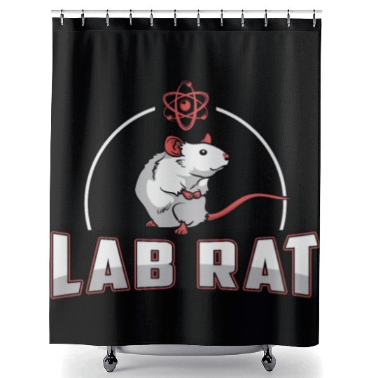 Lab Tech Lab Rat Laboratory Science Technician Shower Curtains