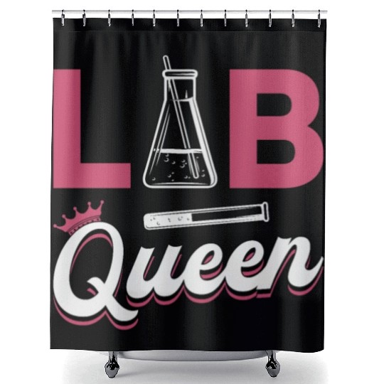 Lab Tech Lab Queen Laboratory Science Technician Shower Curtains