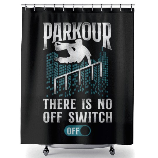 Parkour Free Running Traceur Shower Curtains