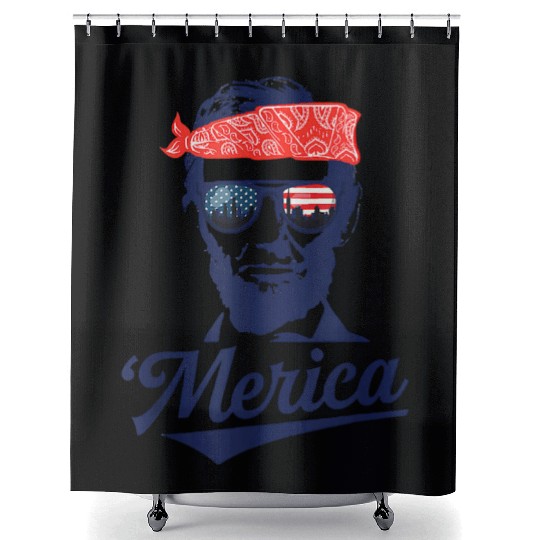 Funny Abraham Lincoln Shower Curtains